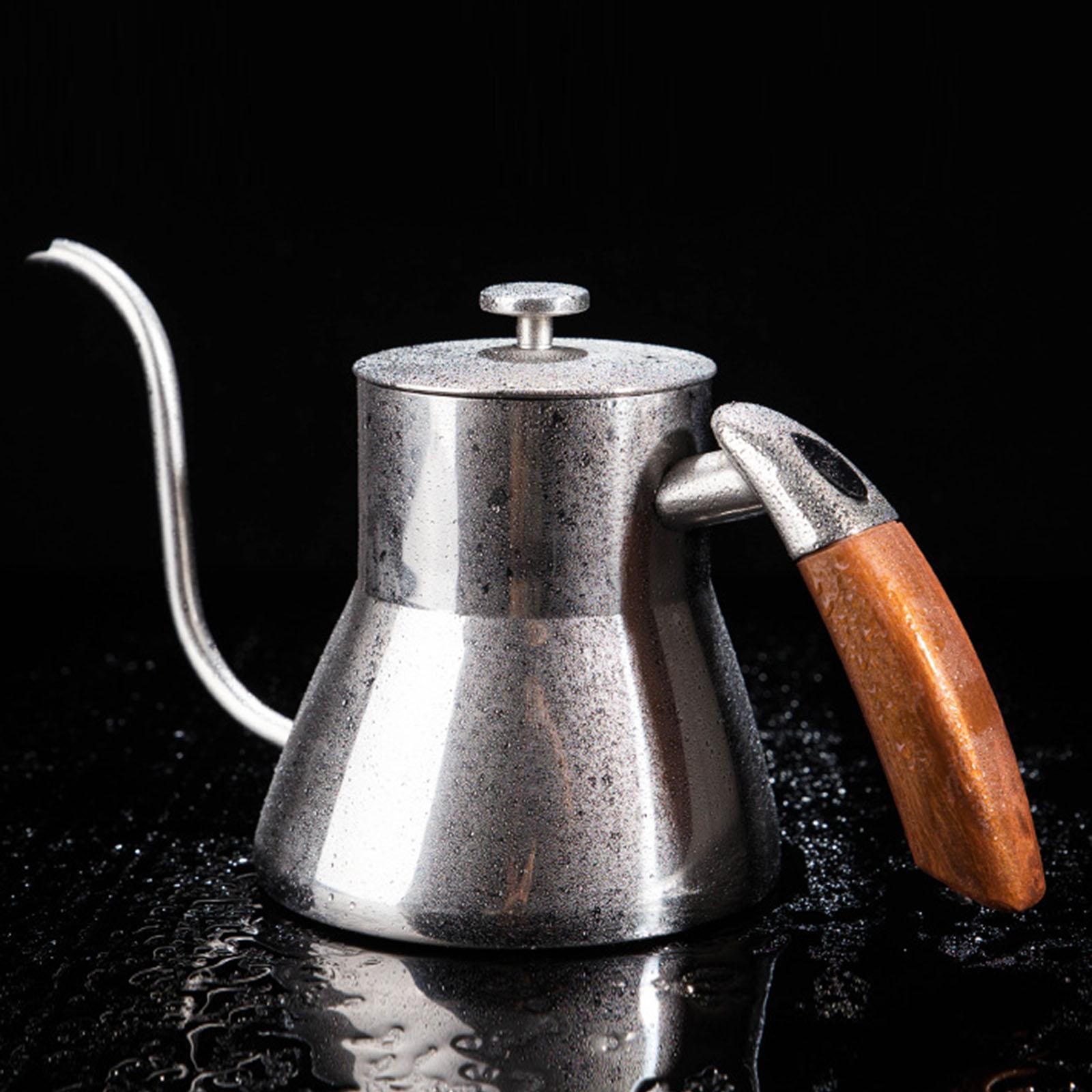 Coffee Tea Pot - เทกว่ากาต้มน้ําหม้อกาแฟตั้งแคมป์พร้อมที่จับ, กาน้ําชากาแฟหม้อชากาต้มน้ํากาแฟหยดสําหรับห้องครัวเครื่องชงกาแฟของขวัญ