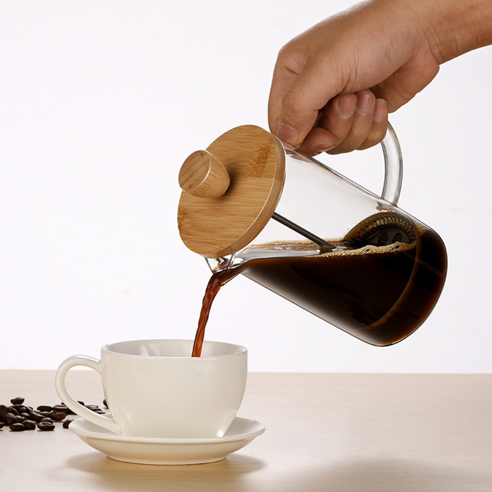 Coffee Tea Pot - หม้อกรองกาแฟแบบฝรั่งเศสอเนกประสงค์ เหมาะสำหรับกาแฟและชา สำหรับคนรักกาแฟ