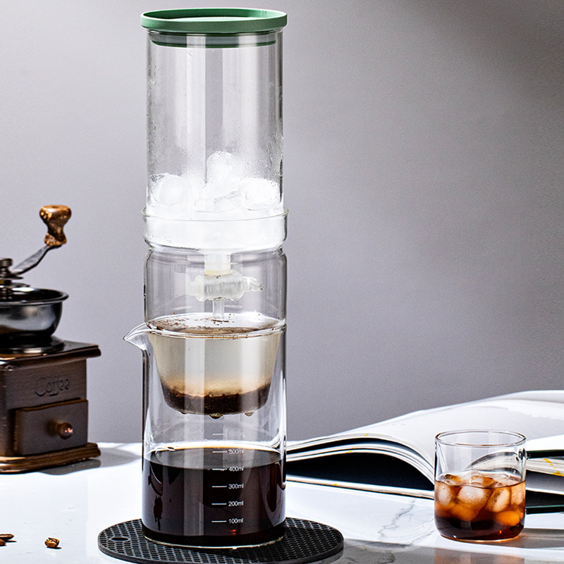 กาแฟดริปแบบเย็น  กระบอกแก้วบอโ - Coffee Tea Pot บทวิจารณ์และราคา