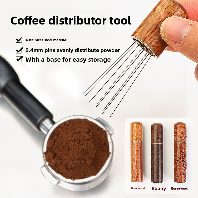 ที่กดผงกาแฟสแตนเลส ไม้ สำหรับเ - Coffee Tamper Leveler บทวิจารณ์และราคา