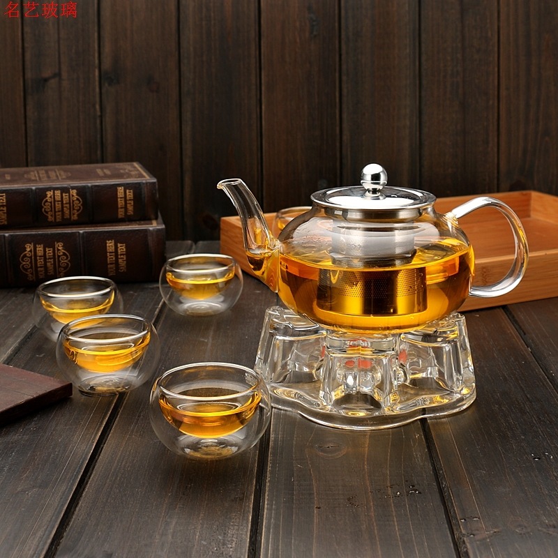 600/800ml แก้วทนความร้อนชุดชาด - Coffee Tea Jar Set บทวิจารณ์และราคา