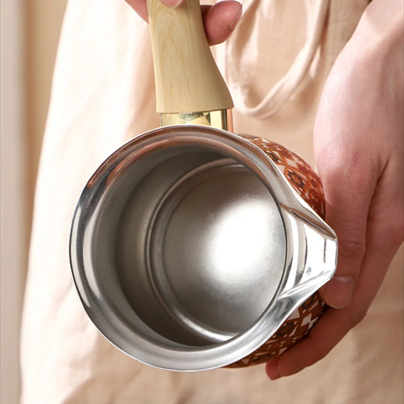 หม้อกาแฟสแตนเลสพร้อมฝาปิด ถ้วย - Coffee Tea Pot บทวิจารณ์และราคา