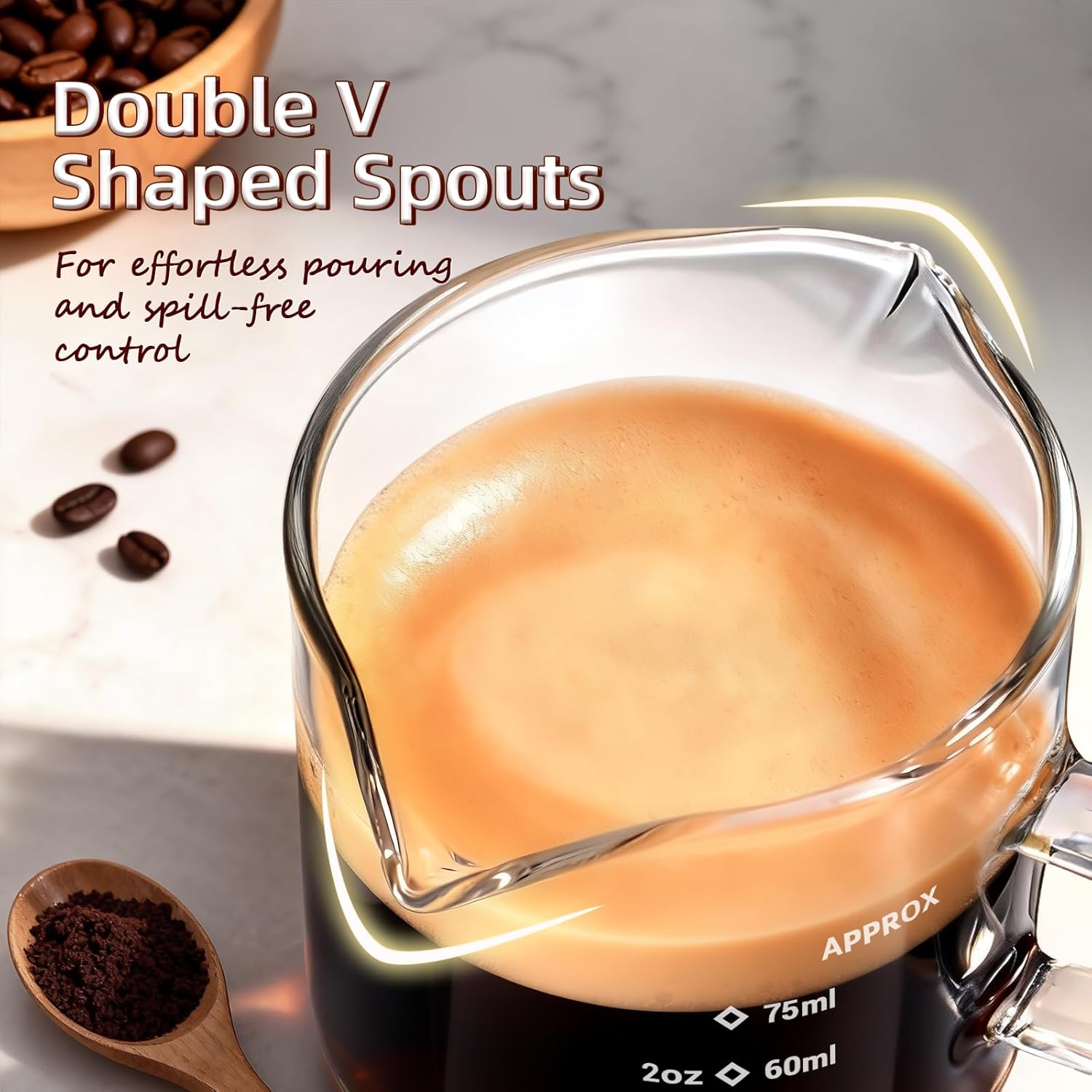 1/2 ชิ้น แก้วเอสเพรสโซ 2.5 ออน - Coffee Bean Scale บทวิจารณ์และราคา