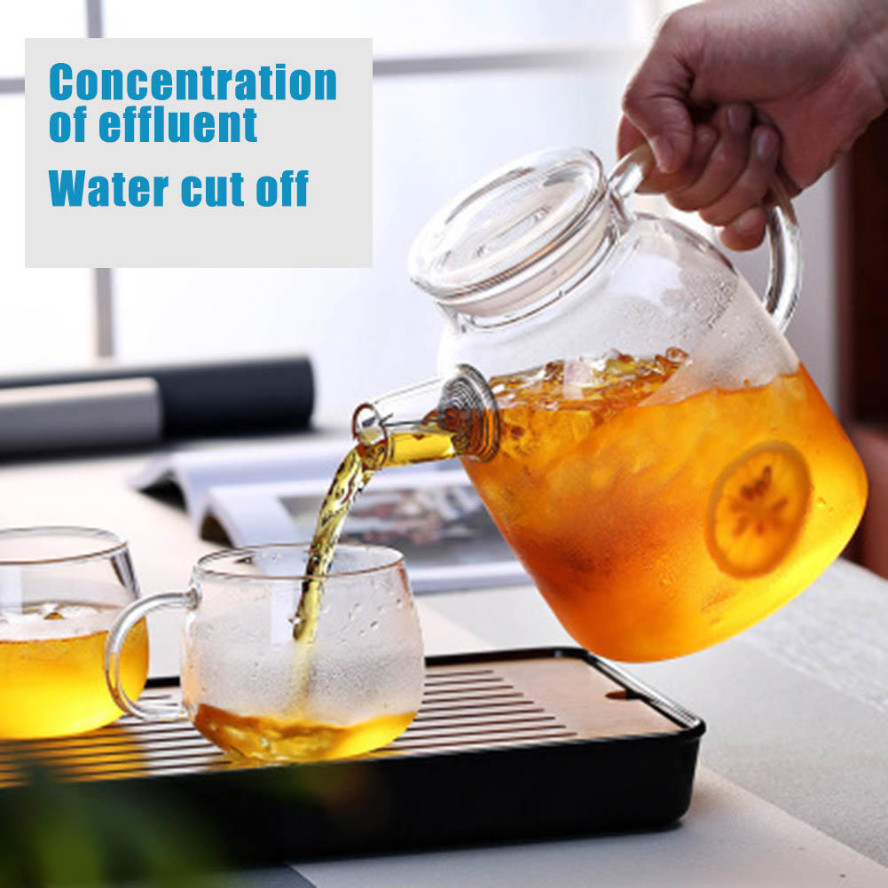 1000/1600ml โปร่งใส Borosilica - Coffee Tea Jar Set บทวิจารณ์และราคา