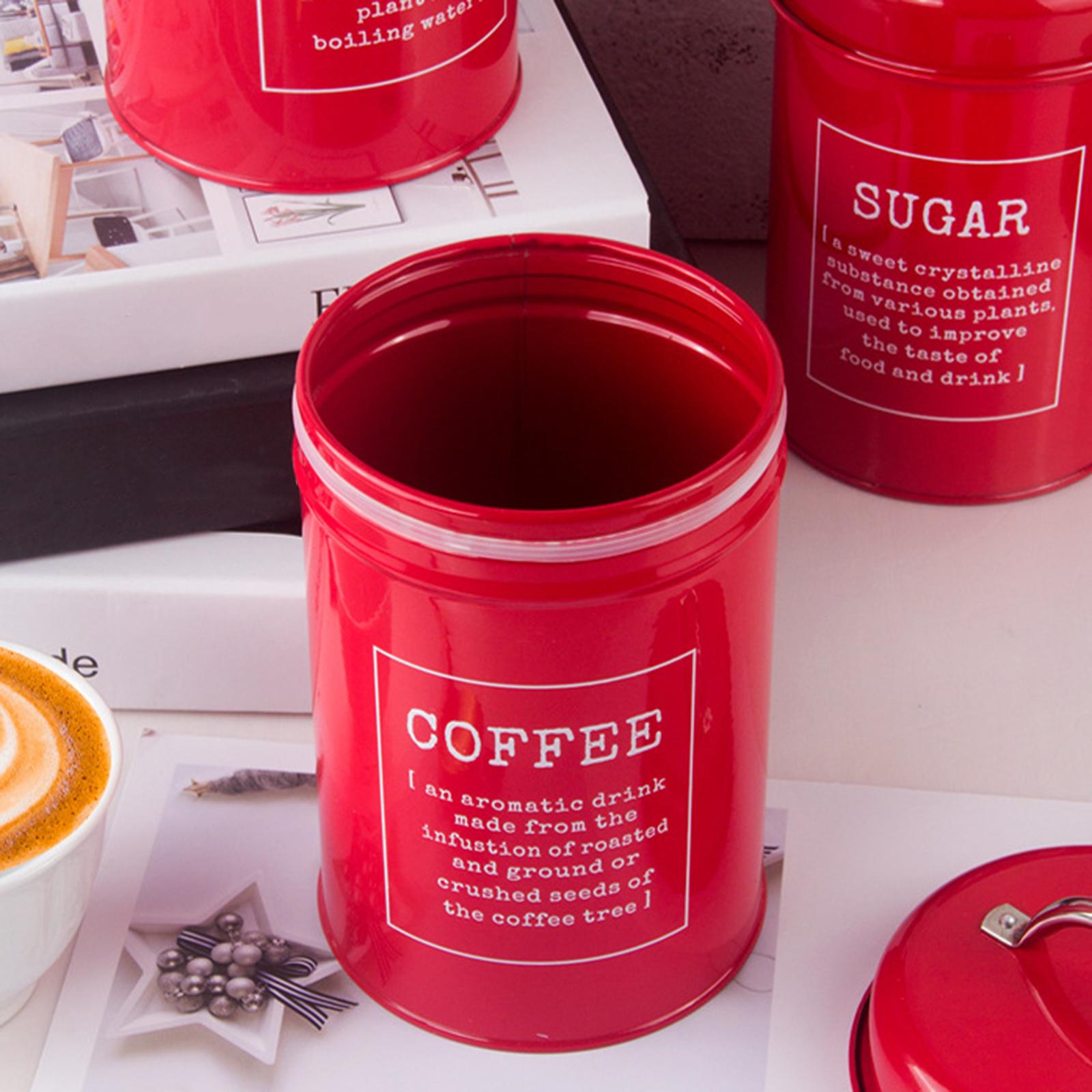 ชุดกระปุกเก็บของในครัวแบบปิดสน - Coffee Tea Jar Set บทวิจารณ์และราคา