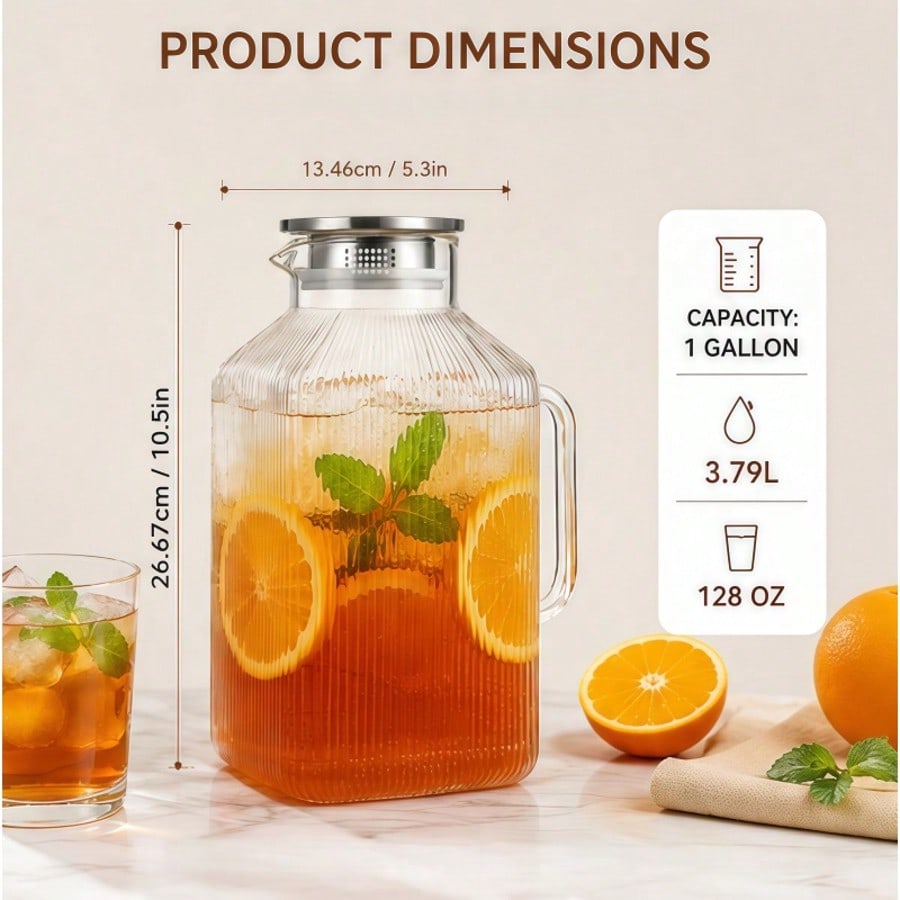 กาต้มน้ำแก้วขนาด 3.79 ลิตร/1 ก - Coffee Tea Etc บทวิจารณ์และราคา