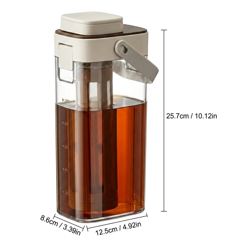 เหยือกชงกาแฟสกัดเย็นแบบปิดผนึก - Coffee Tea Pot บทวิจารณ์และราคา