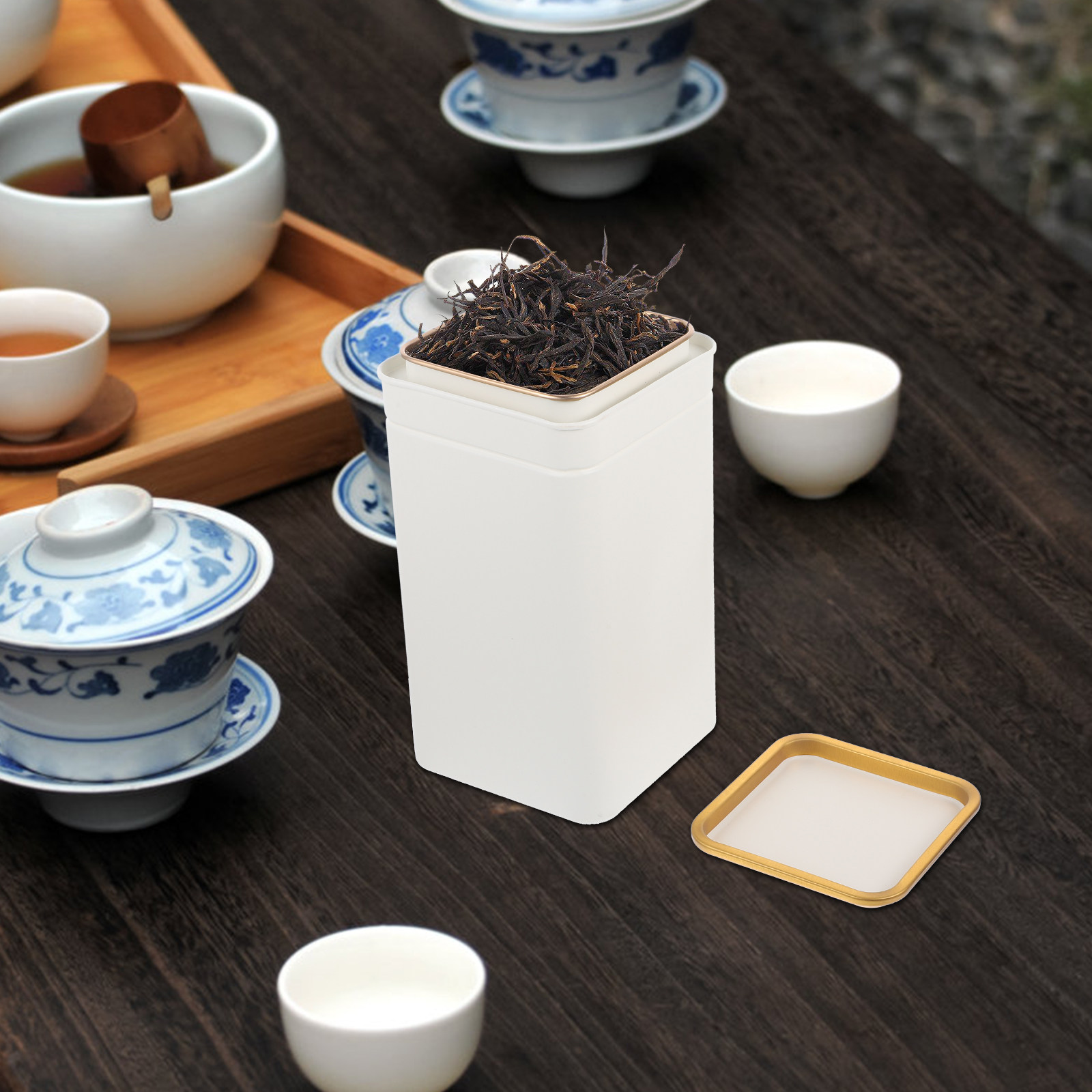 1 ชิ้น กระปุกชาดีบุกพรีเมียม ป - Coffee Tea Jar Set บทวิจารณ์และราคา