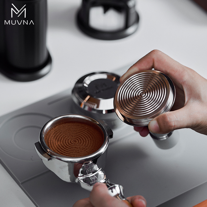 เครื่องกดกาแฟ MUVNA TITAN และแ - Coffee Tamper Leveler บทวิจารณ์และราคา