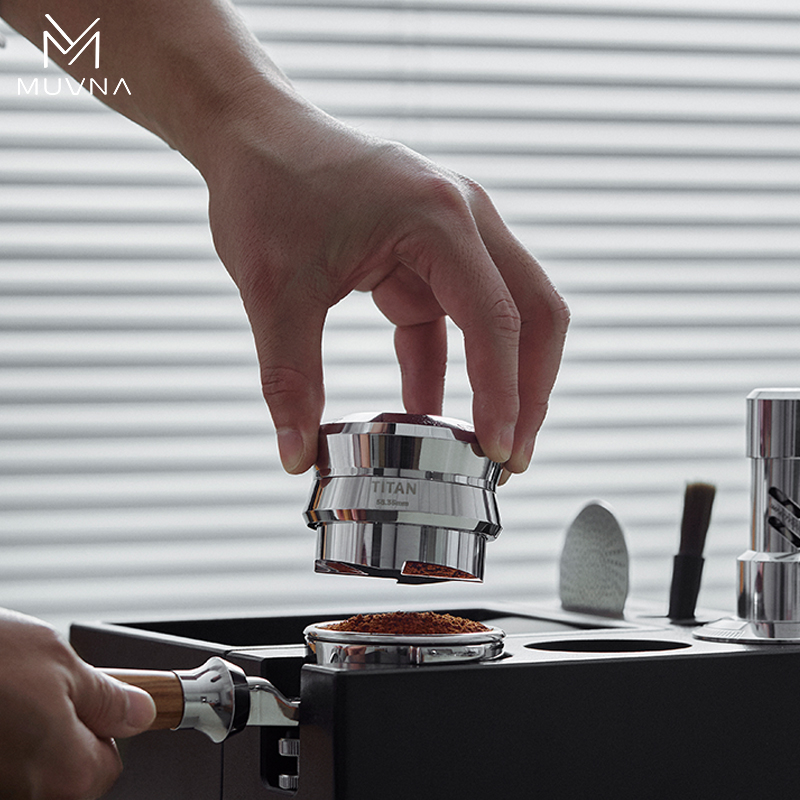 เครื่องกดกาแฟ MUVNA TITAN และแ - Coffee Tamper Leveler บทวิจารณ์และราคา