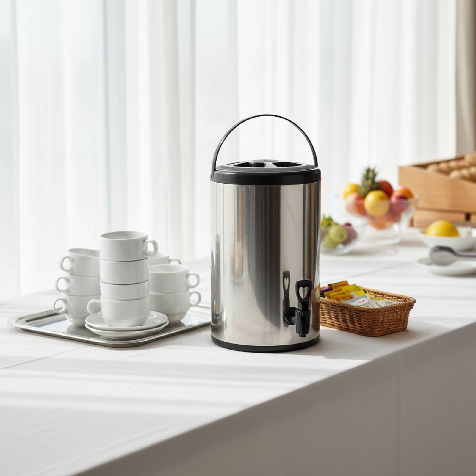 ถังชา sữaแบบมืออาชีพ ความจุขนา - Coffee Tea Urn บทวิจารณ์และราคา