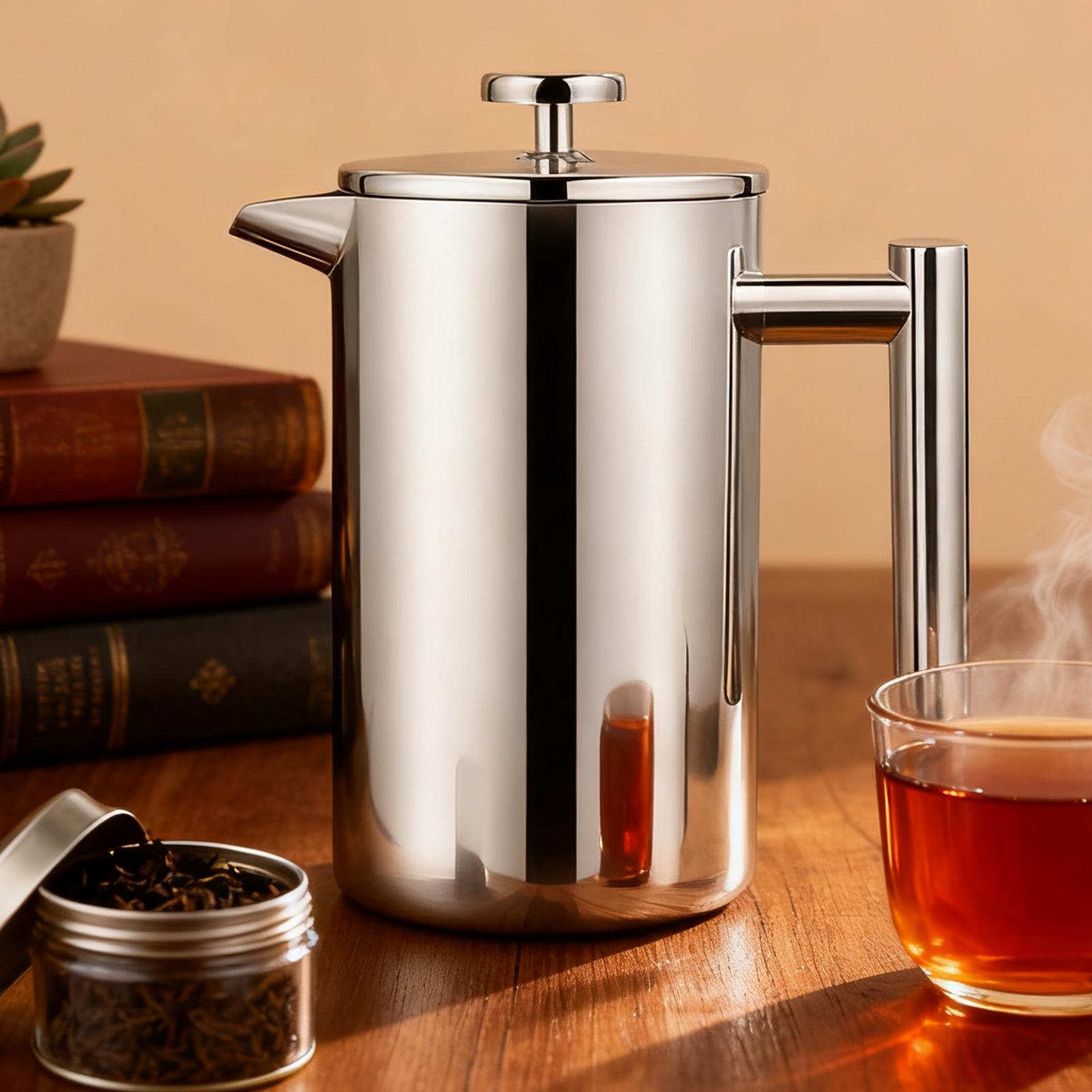 เครื่องชงกาแฟแบบกด ระบบกรอง ทน - Coffee Tea Pot บทวิจารณ์และราคา