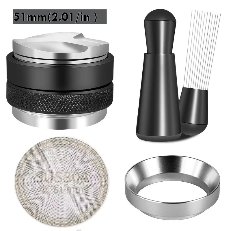 ชุดอุปกรณ์เอสเพรสโซ 5 ชิ้น ขนา - Coffee Tamper Leveler บทวิจารณ์และราคา