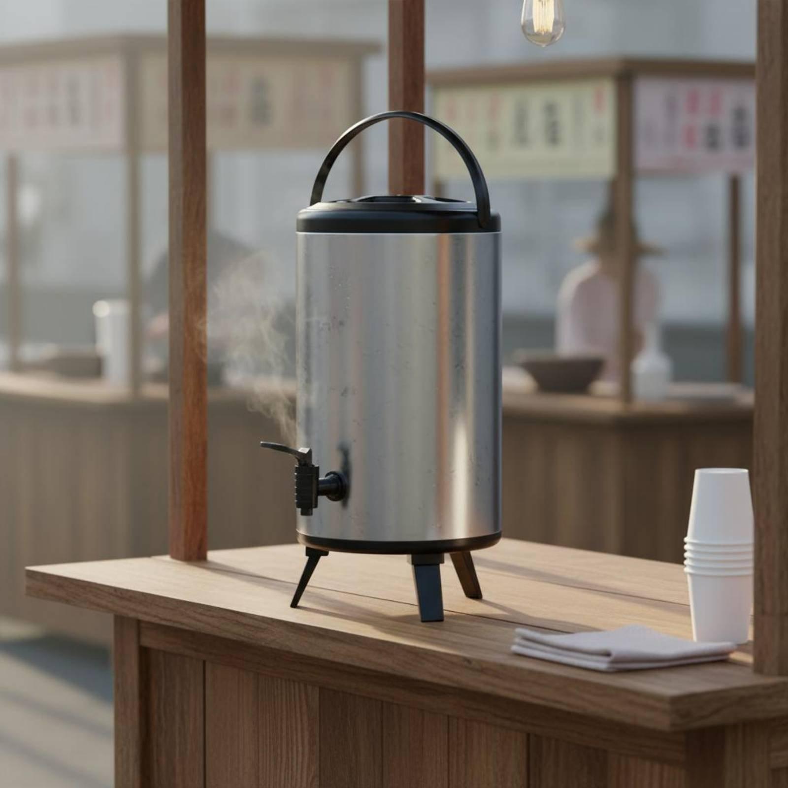 เครื่องจ่ายเครื่องดื่มสแตนเลสพ - Coffee Tea Urn บทวิจารณ์และราคา