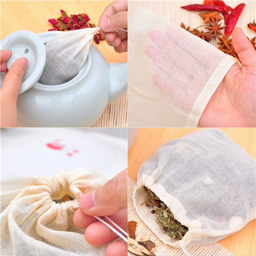 1Pc/10Pcs ผ้าฝ้ายกระเป๋า Musli - Coffee Tea Garden บทวิจารณ์และราคา