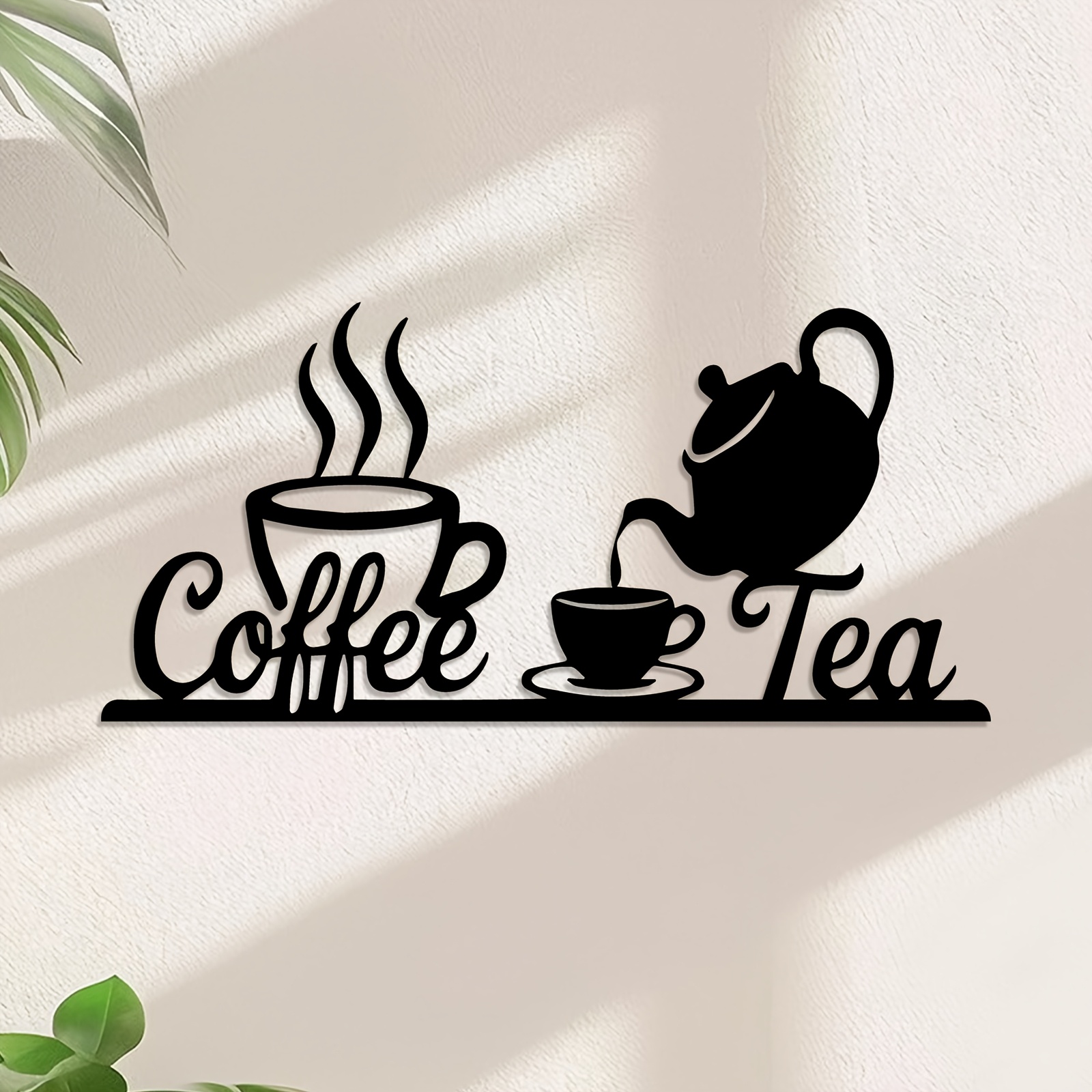 ป้ายตกแต่งผนังรูปกาแฟและชา 1 ช - Coffee Tea Press บทวิจารณ์และราคา