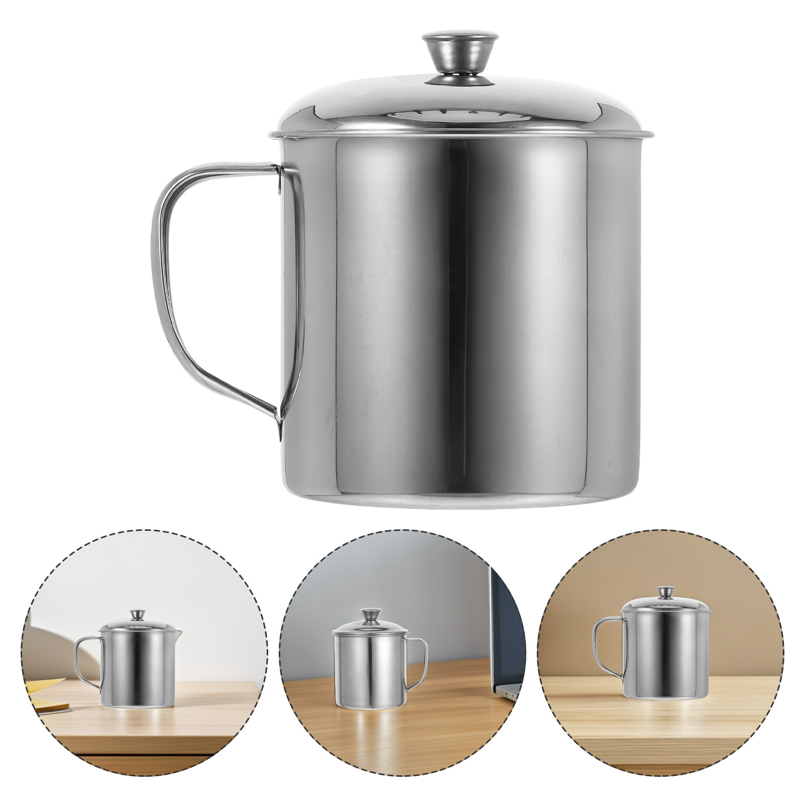แก้วน้ำเด็กสแตนเลสสองชั้น ฉนวน - Mug Tea Coffee บทวิจารณ์และราคา