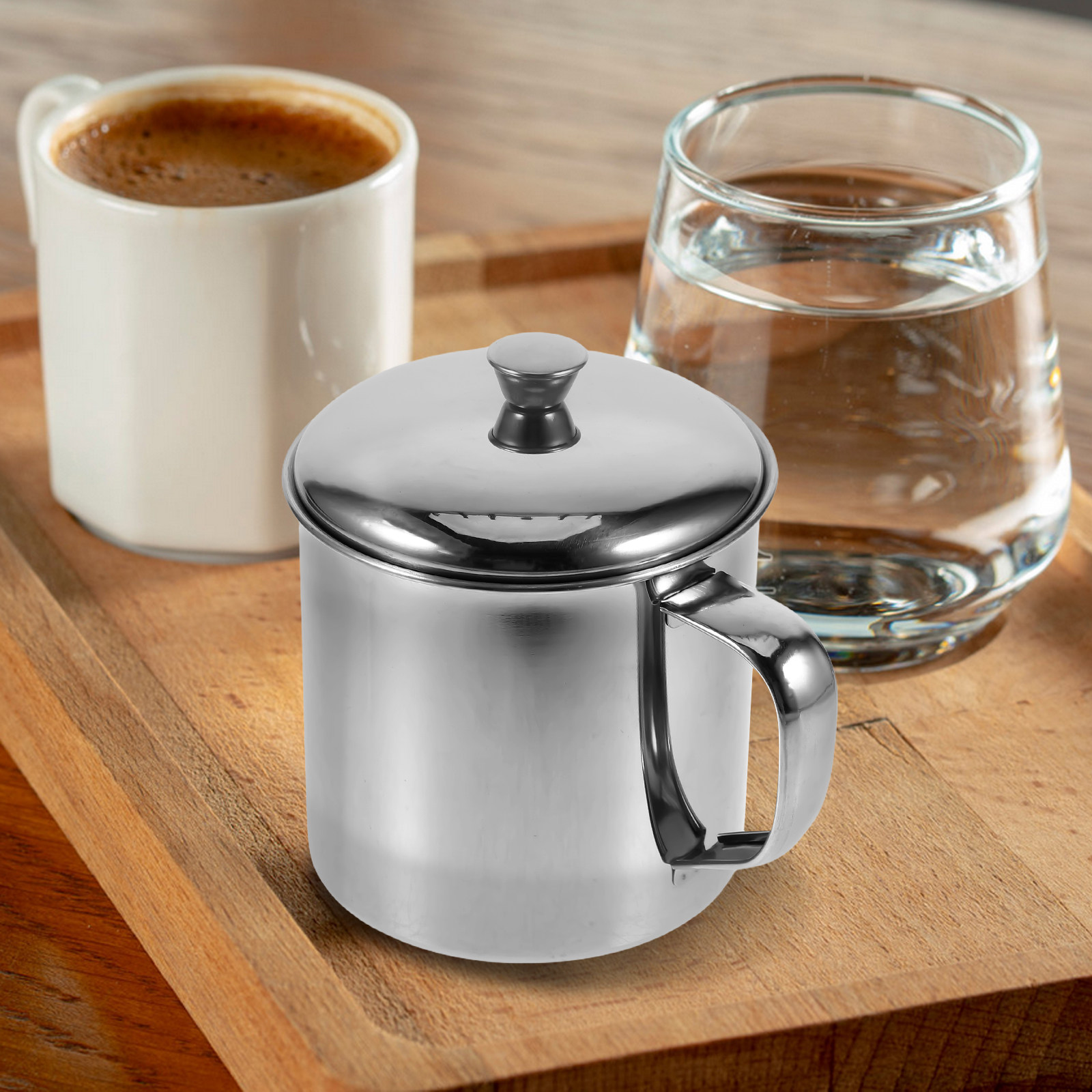 แก้วน้ำเด็กสแตนเลสสองชั้น ฉนวน - Mug Tea Coffee บทวิจารณ์และราคา