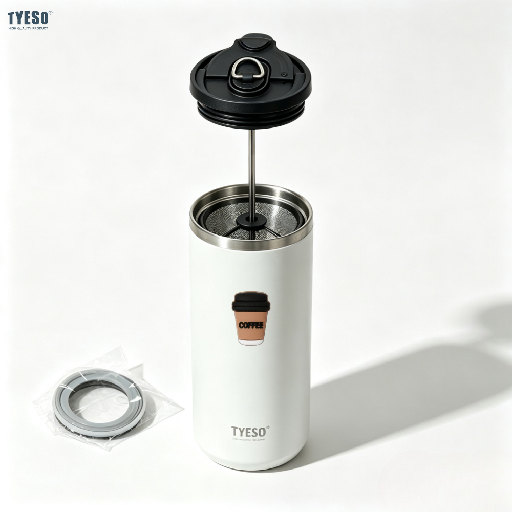 Tyeso 750ml แก้วเก็บความร้อนสู - Coffee Tea Press บทวิจารณ์และราคา