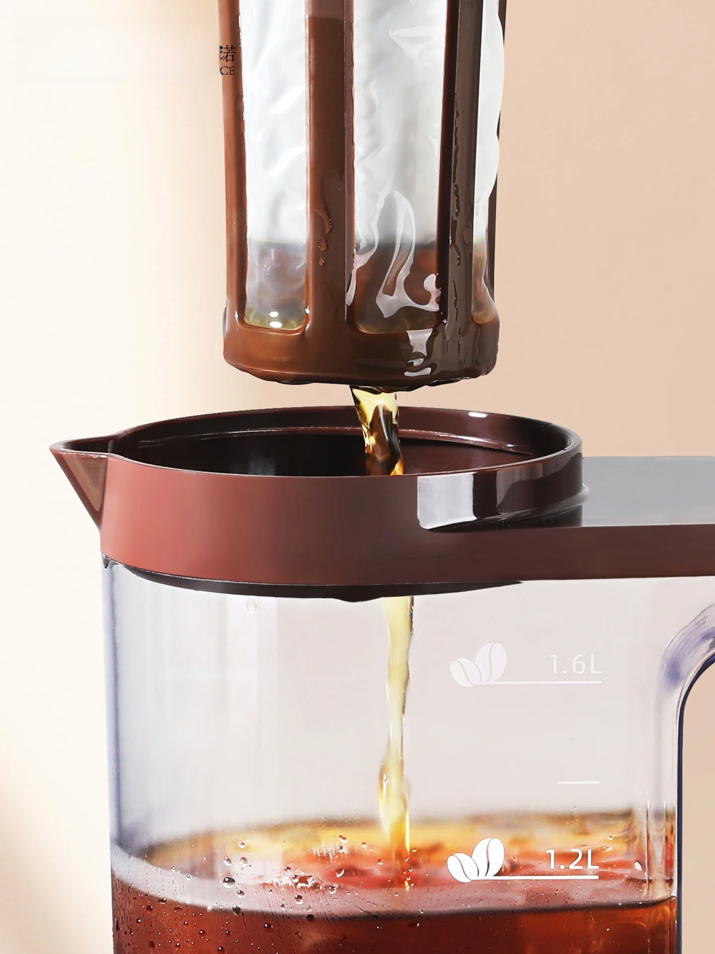 หม้อชงกาแฟพลาสติกความจุขนาดใหญ - Coffee Tea Pot บทวิจารณ์และราคา