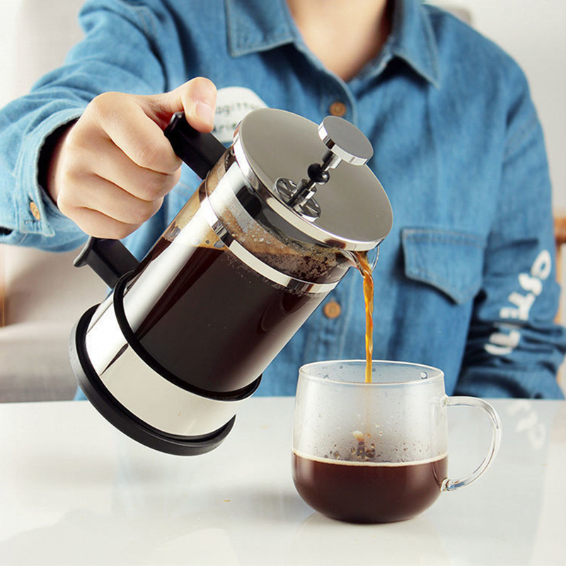 หม้อกาแฟเฟรนช์เพรสพร้อมตัวกรอง - Coffee Tea Press บทวิจารณ์และราคา